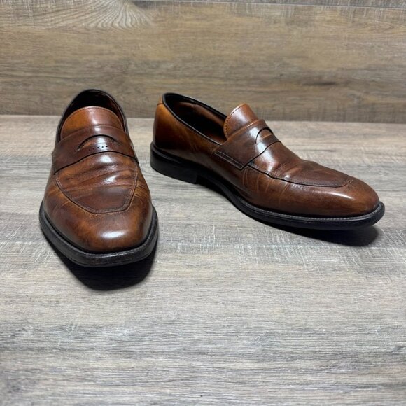 Allen Edmonds Melrose Brown Leather Loafers Men\'s Size 8.5